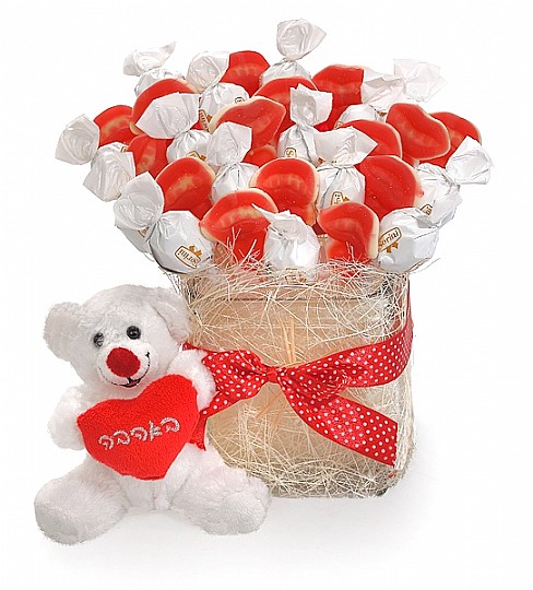 With love with Teddy bear