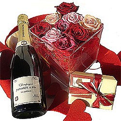 Roses, Champagne & Chocolates