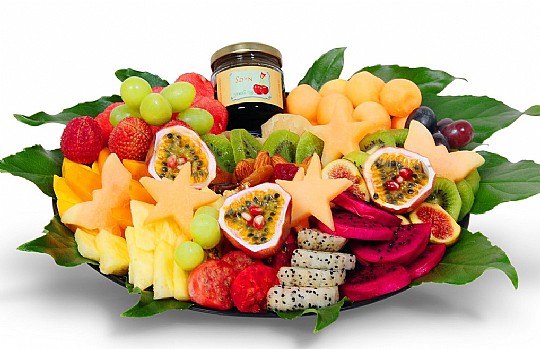 Colour fruit tray diameter 30