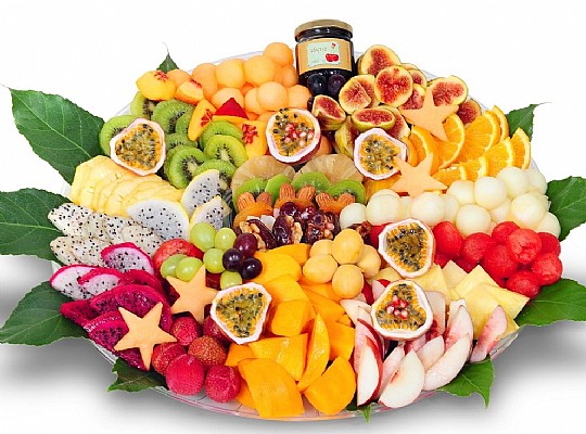 Colour fruit tray diameter 45